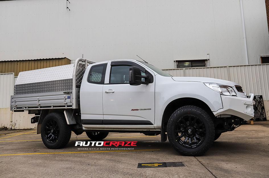 HOLDEN COLORADO BLITZ MATTE BLACK MACHINED DDT